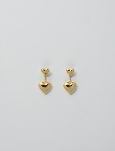 224NBIGHEARTBO Heart earrings