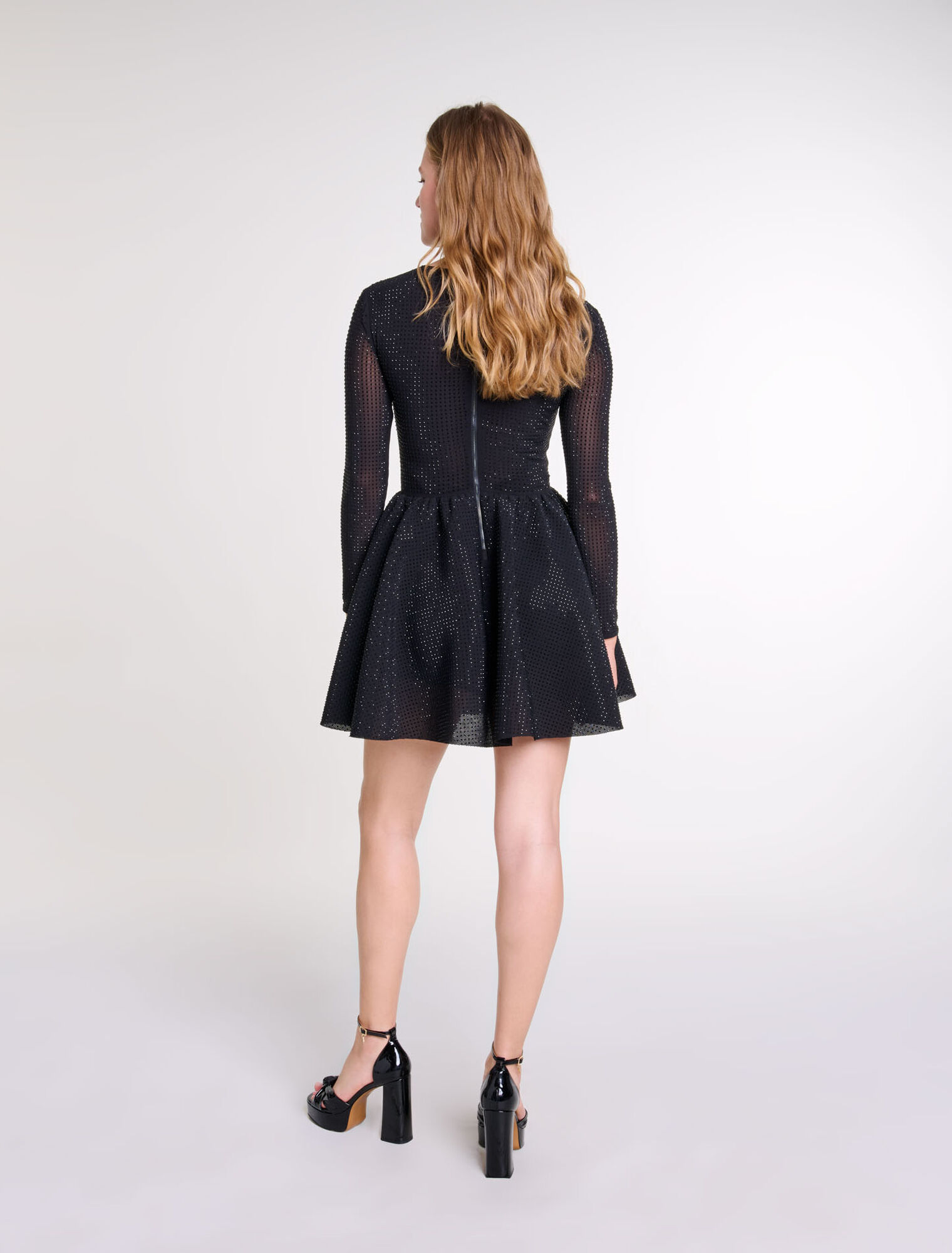 Rhinestone mini dress