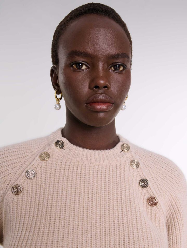 Ribbed wool jumper