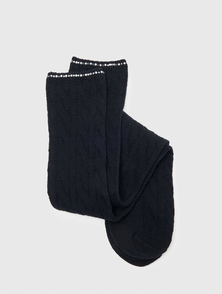 Rhinestone socks
