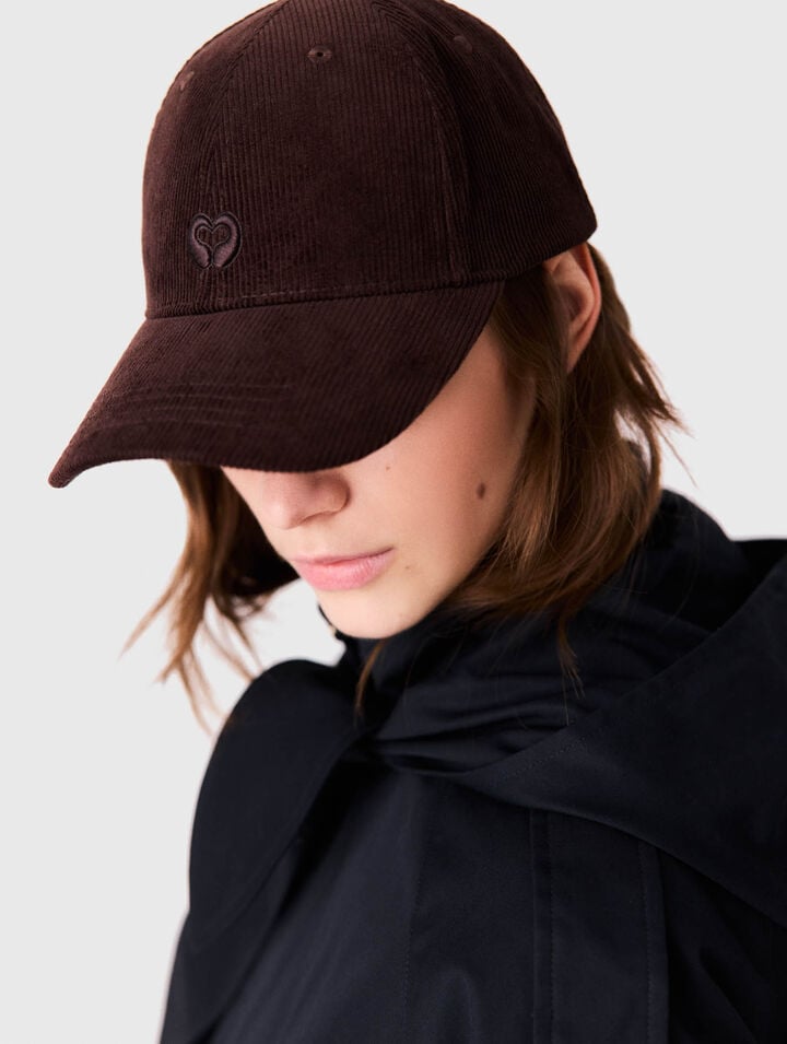 Corduroy cap