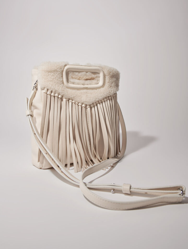 Faux fur M bag