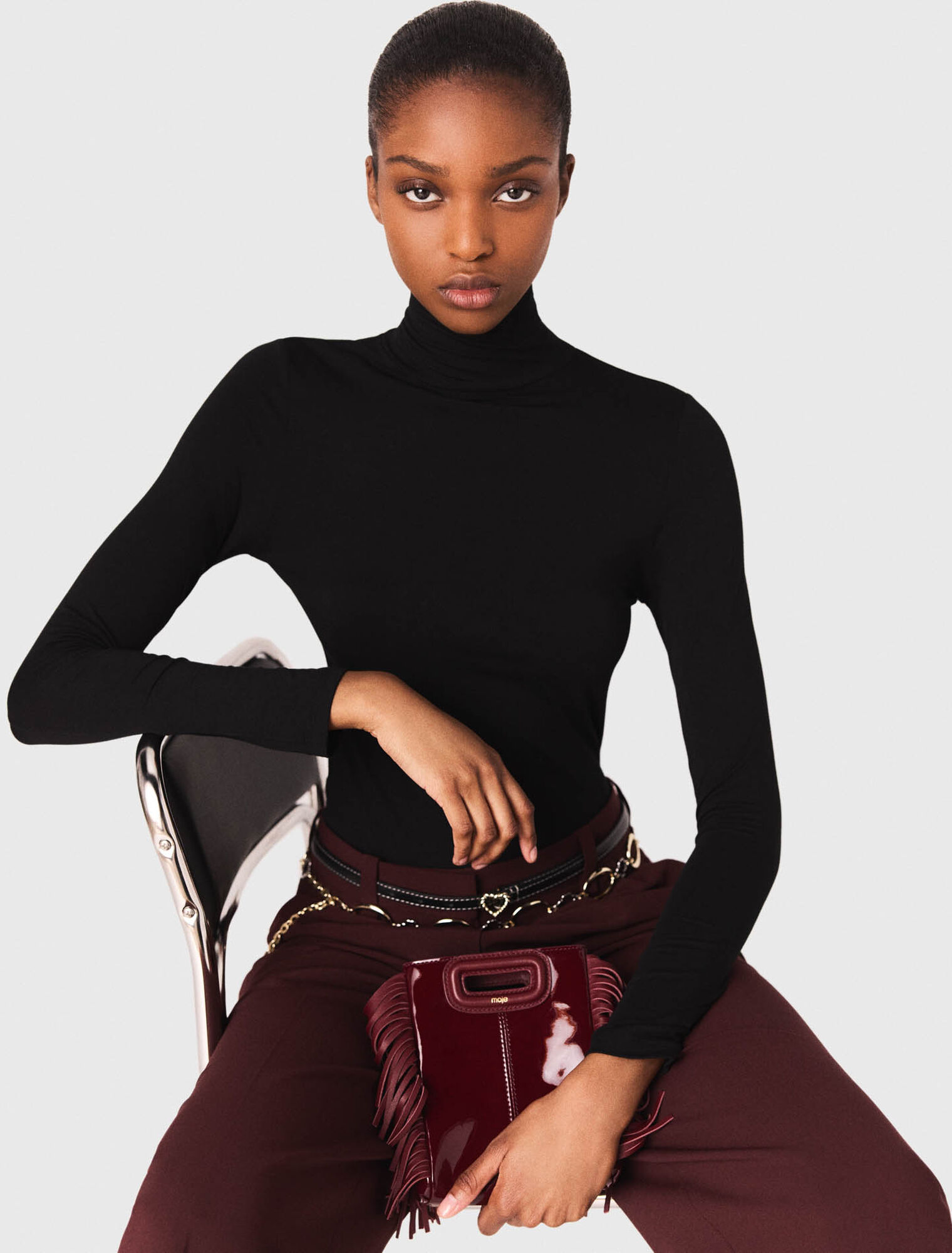 Long-sleeved top