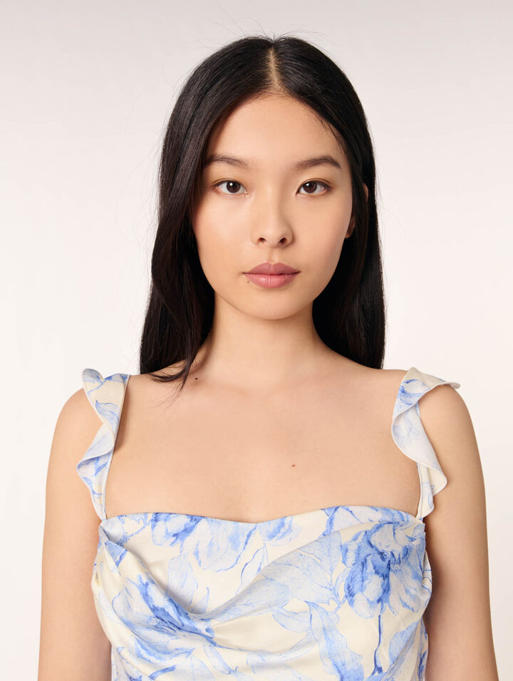 Short patterned dress