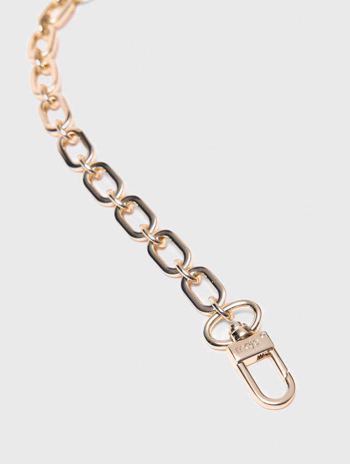 Short chain shoulder strap