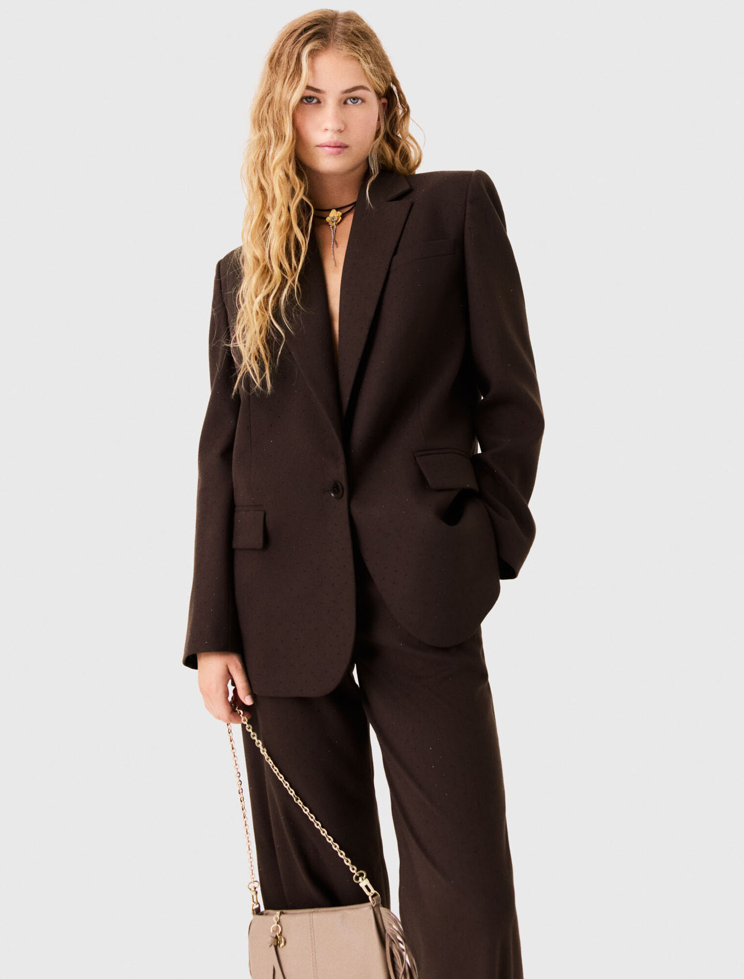 Rhinestone suit jacket