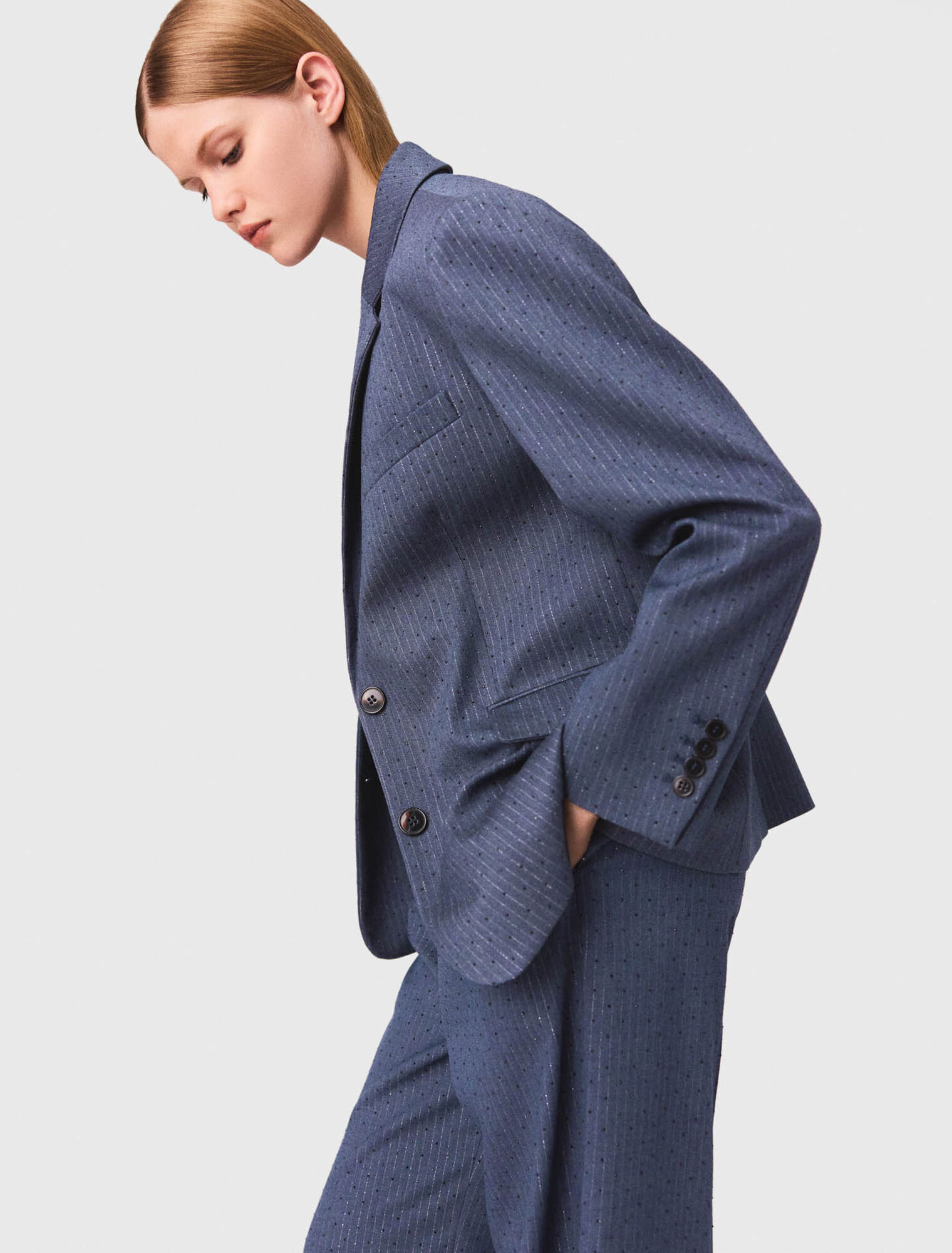 Rhinestone suit jacket