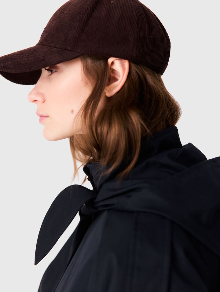 Corduroy cap