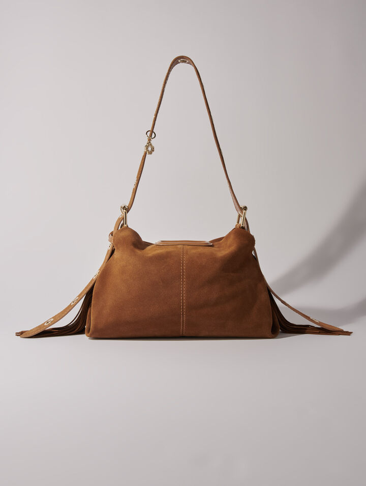 Suede Miss M bag