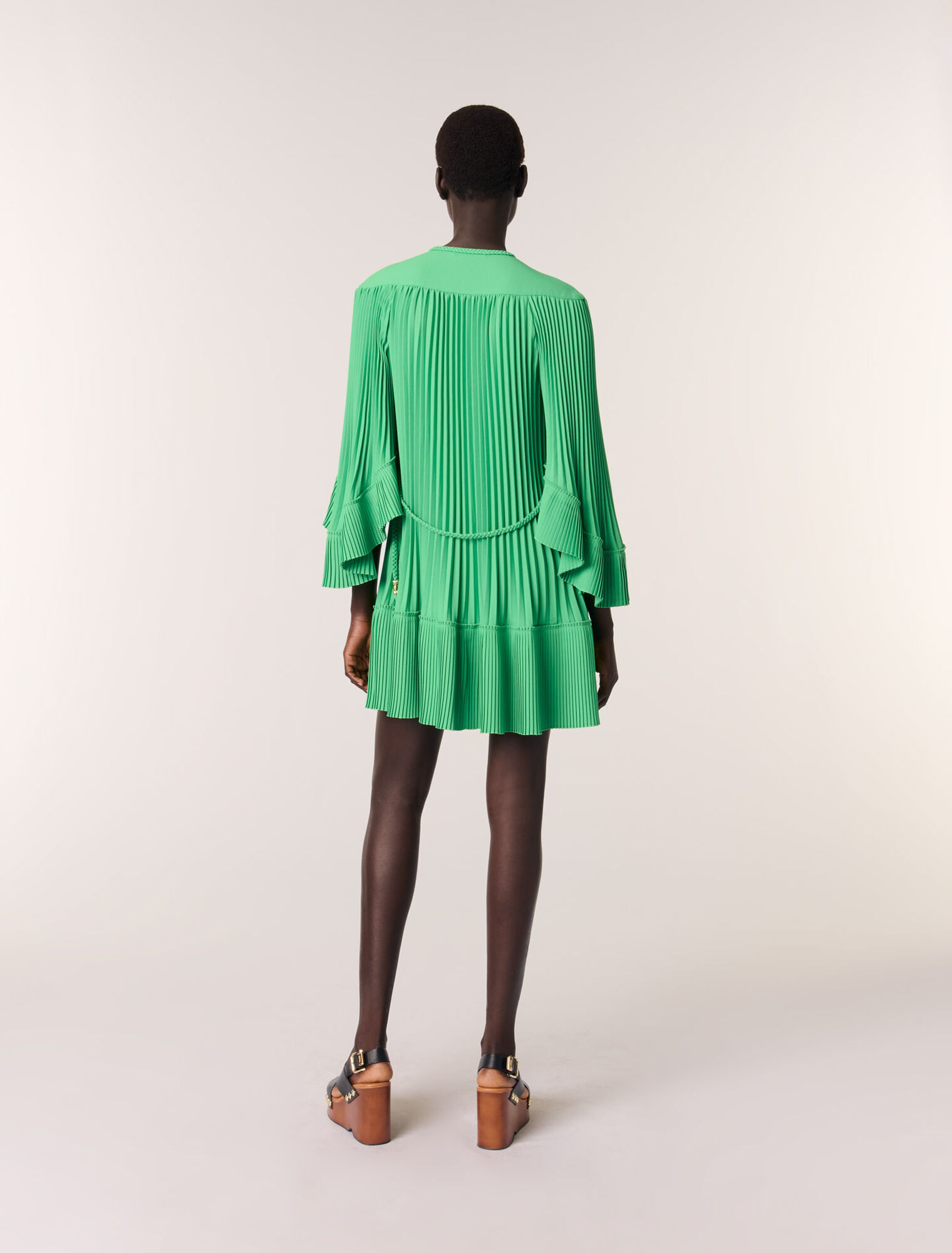 Short pleated dress