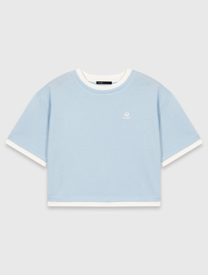Two-tone T-shirt