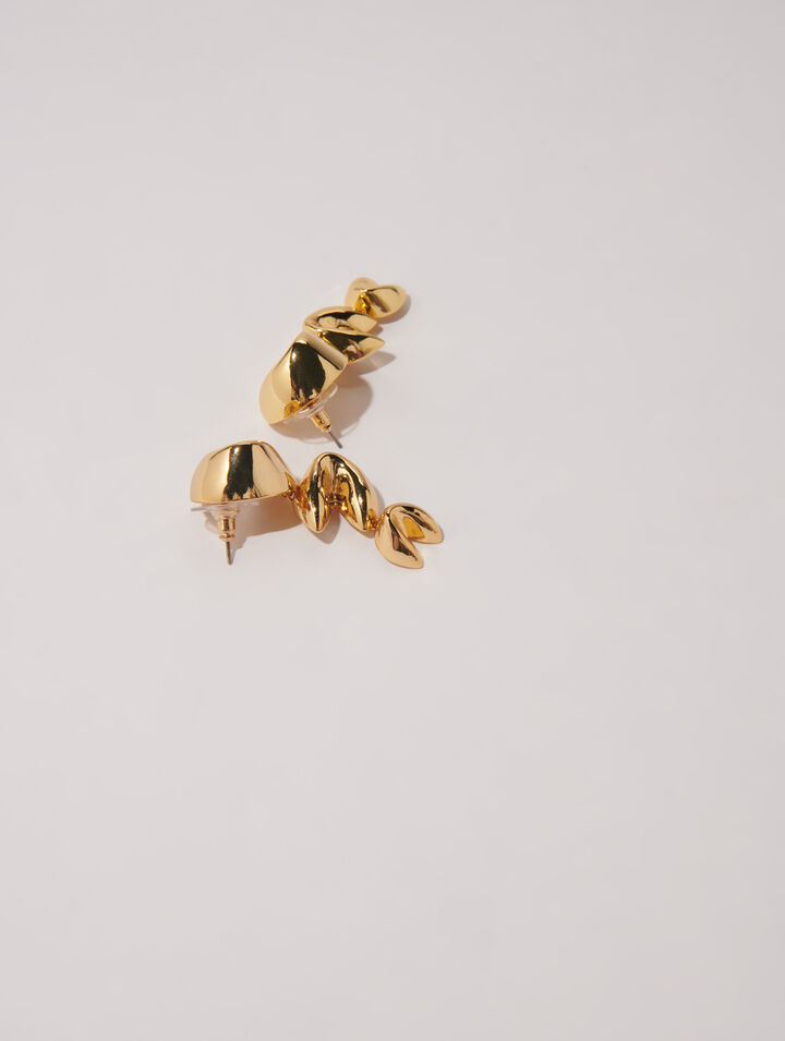 Fortune cookie earrings
