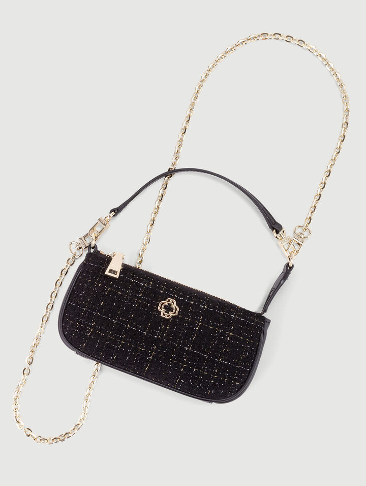 Small tweed pouch