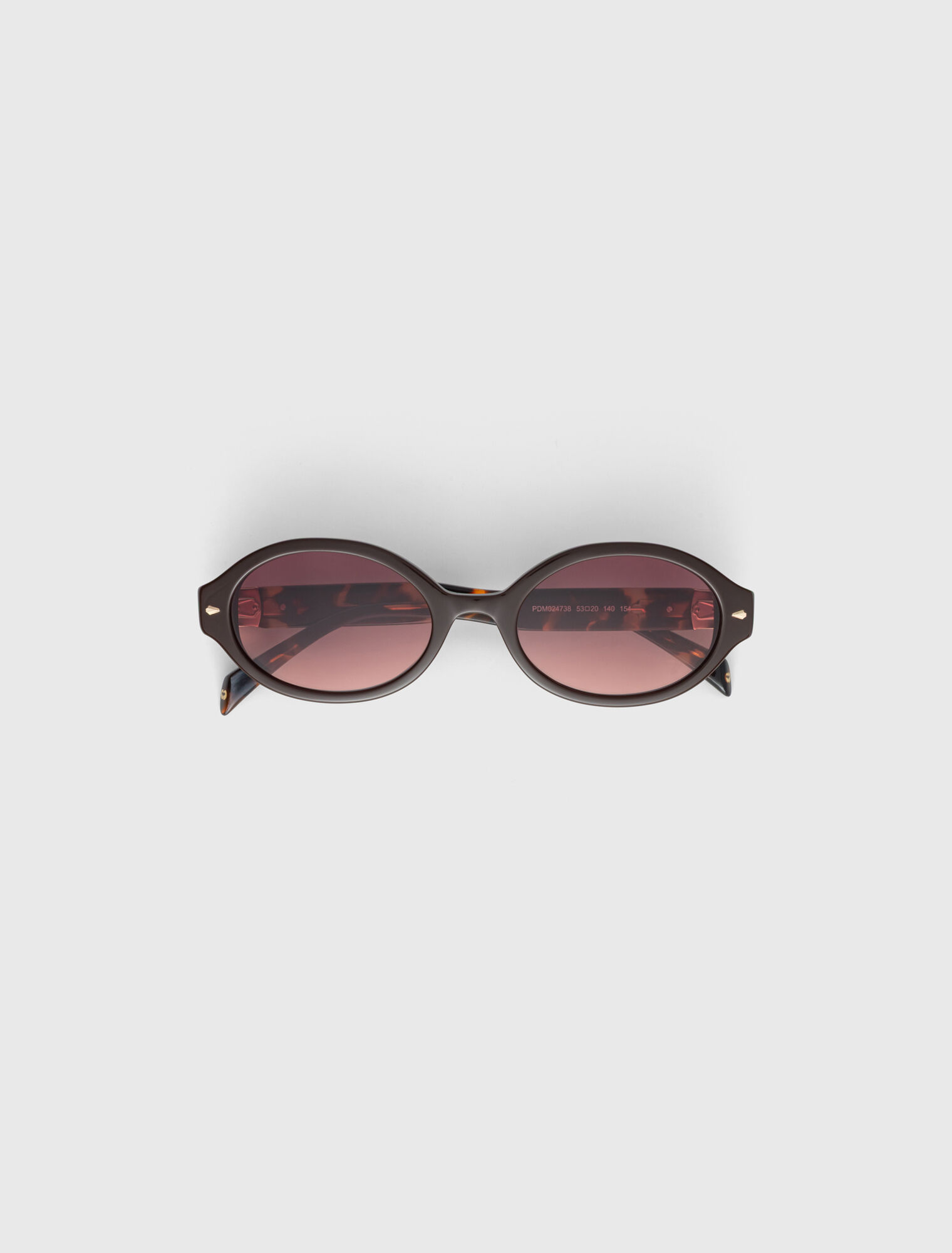 Oval acetate glasses