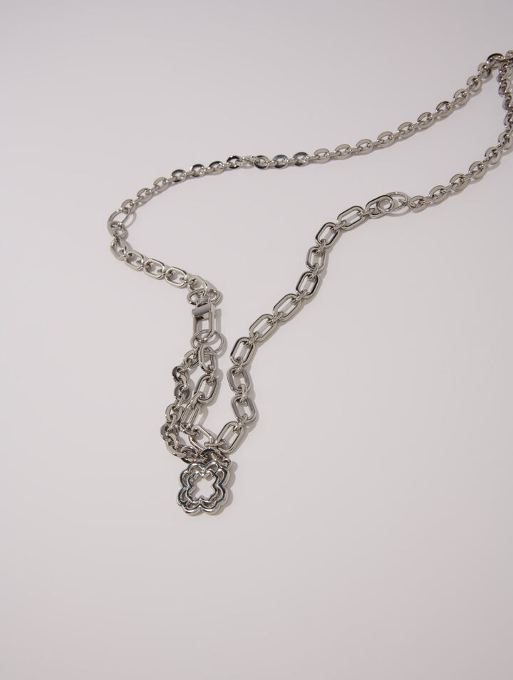 Clover logo chain belt