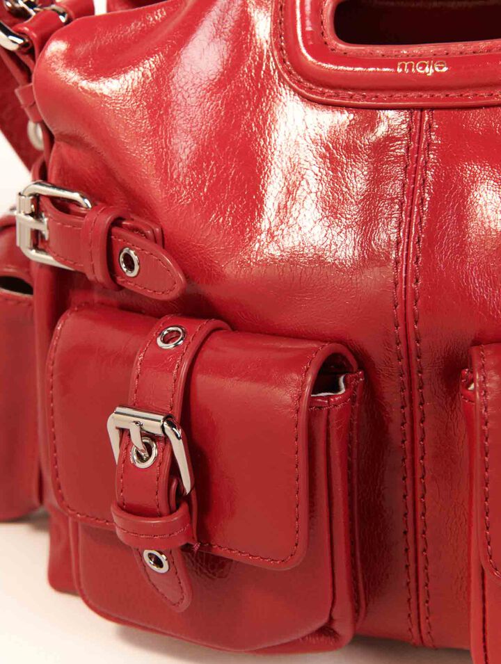Miss M Mini cargo leather bag