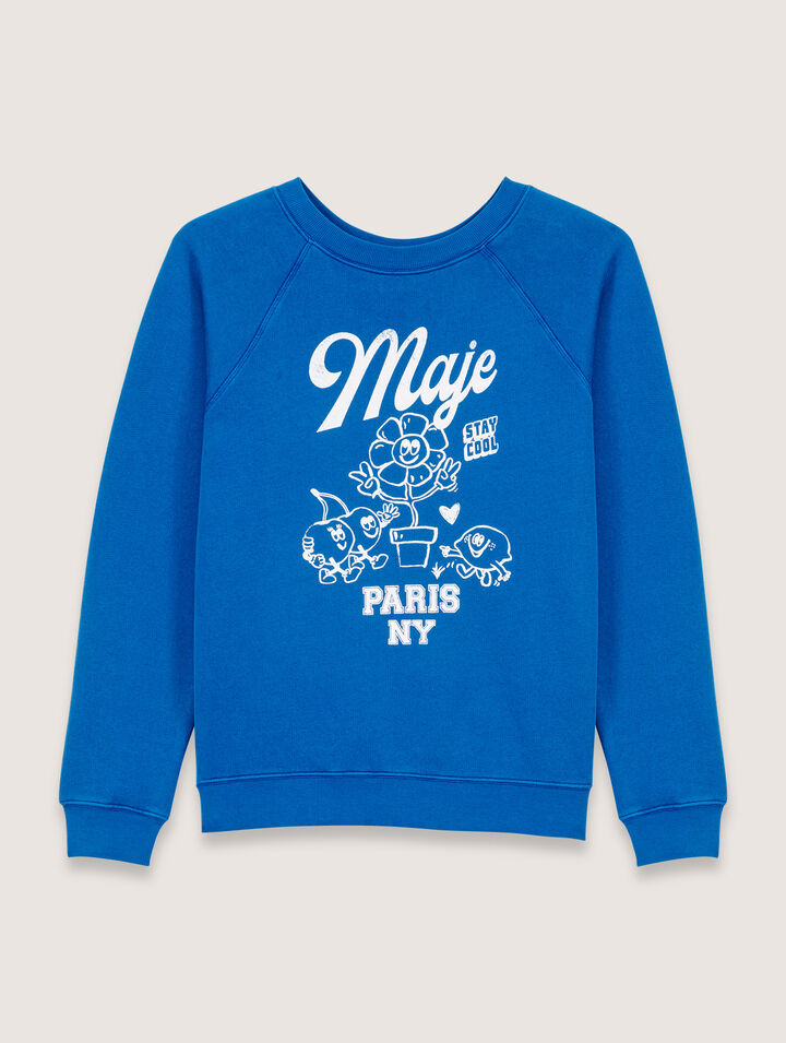 MAJE MAJE PARIS SWEATSHIRT