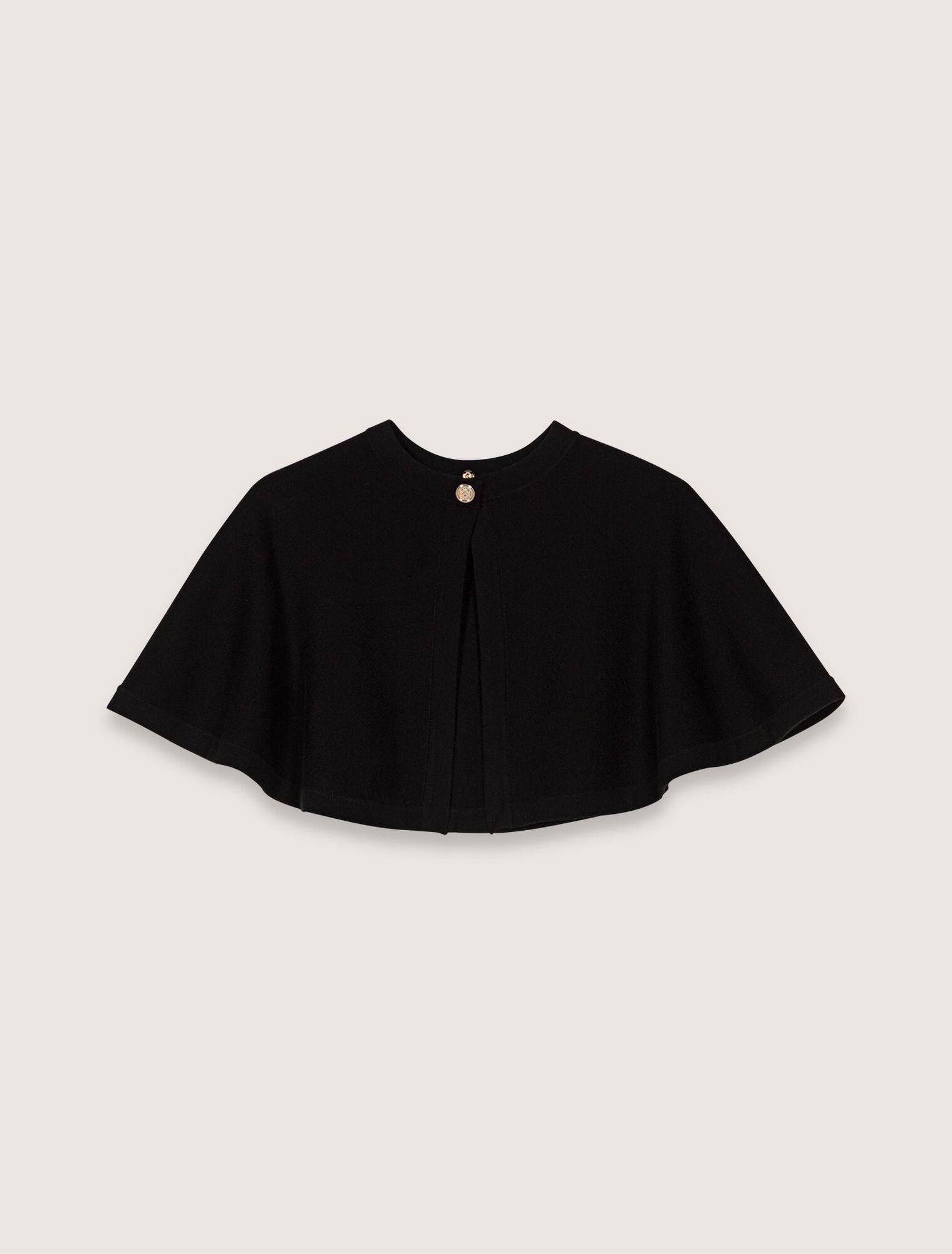 2-in-1 knit dress & removable cape