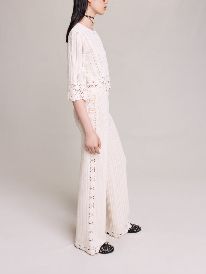 Knit trousers