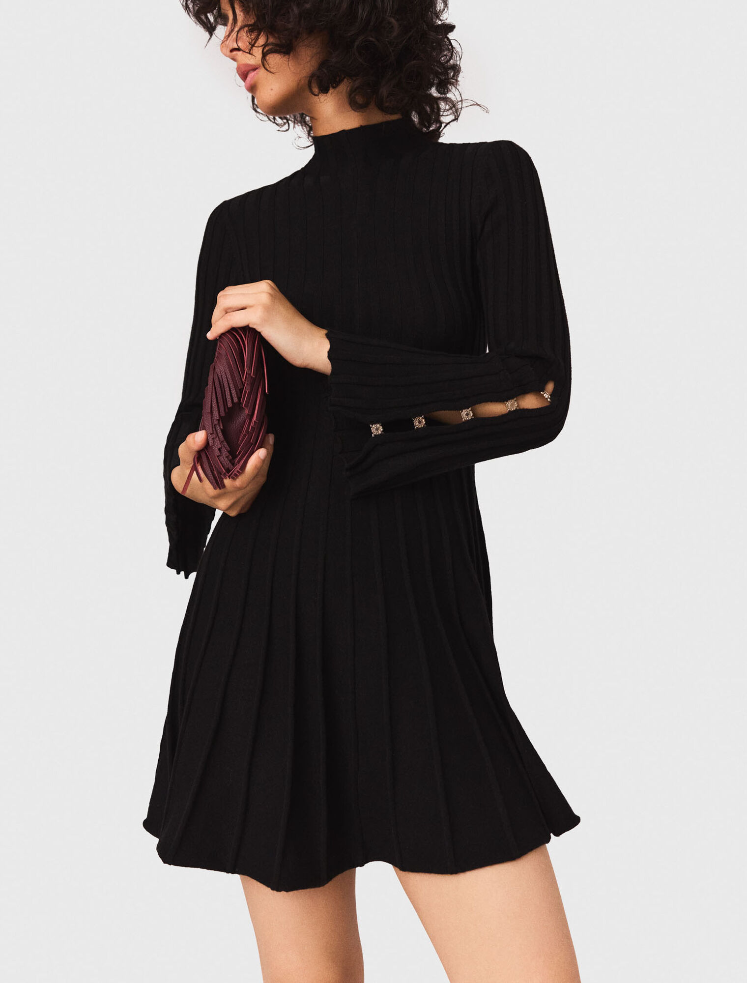 Short knit dress