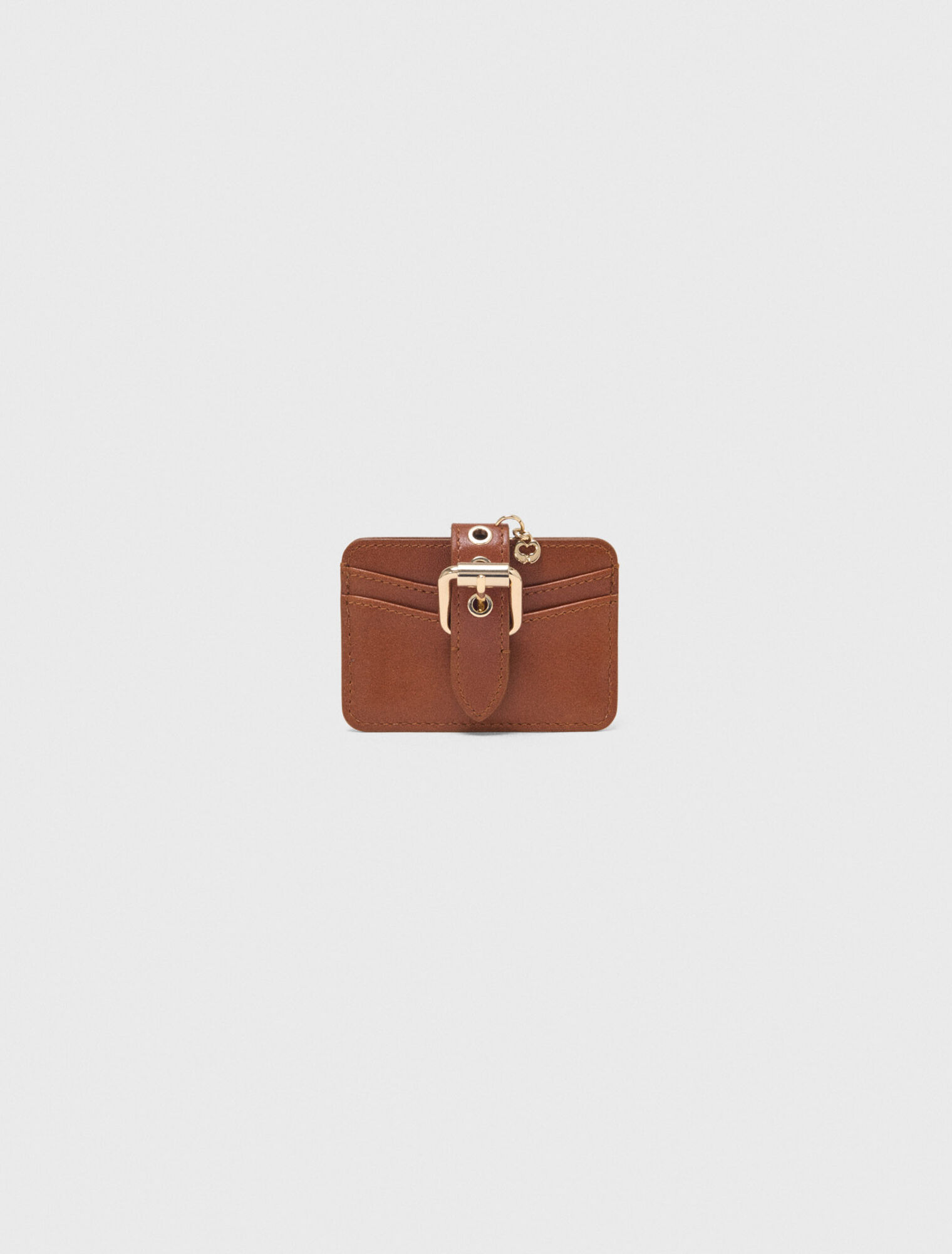 Miss M plain leather cardholder