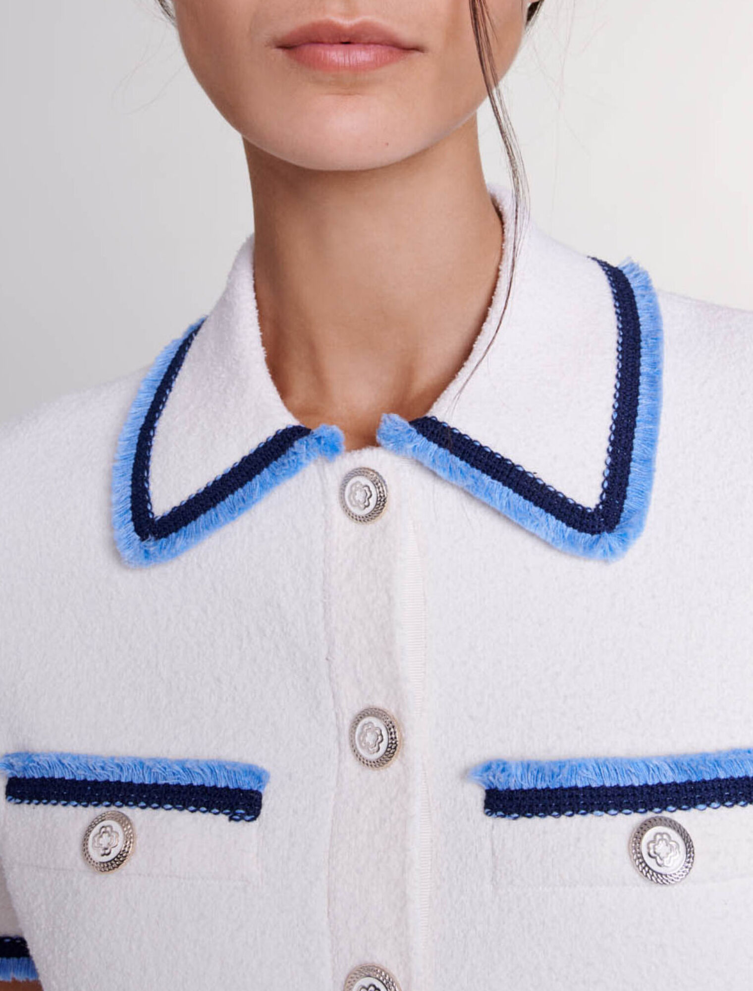 Short terry knit dress