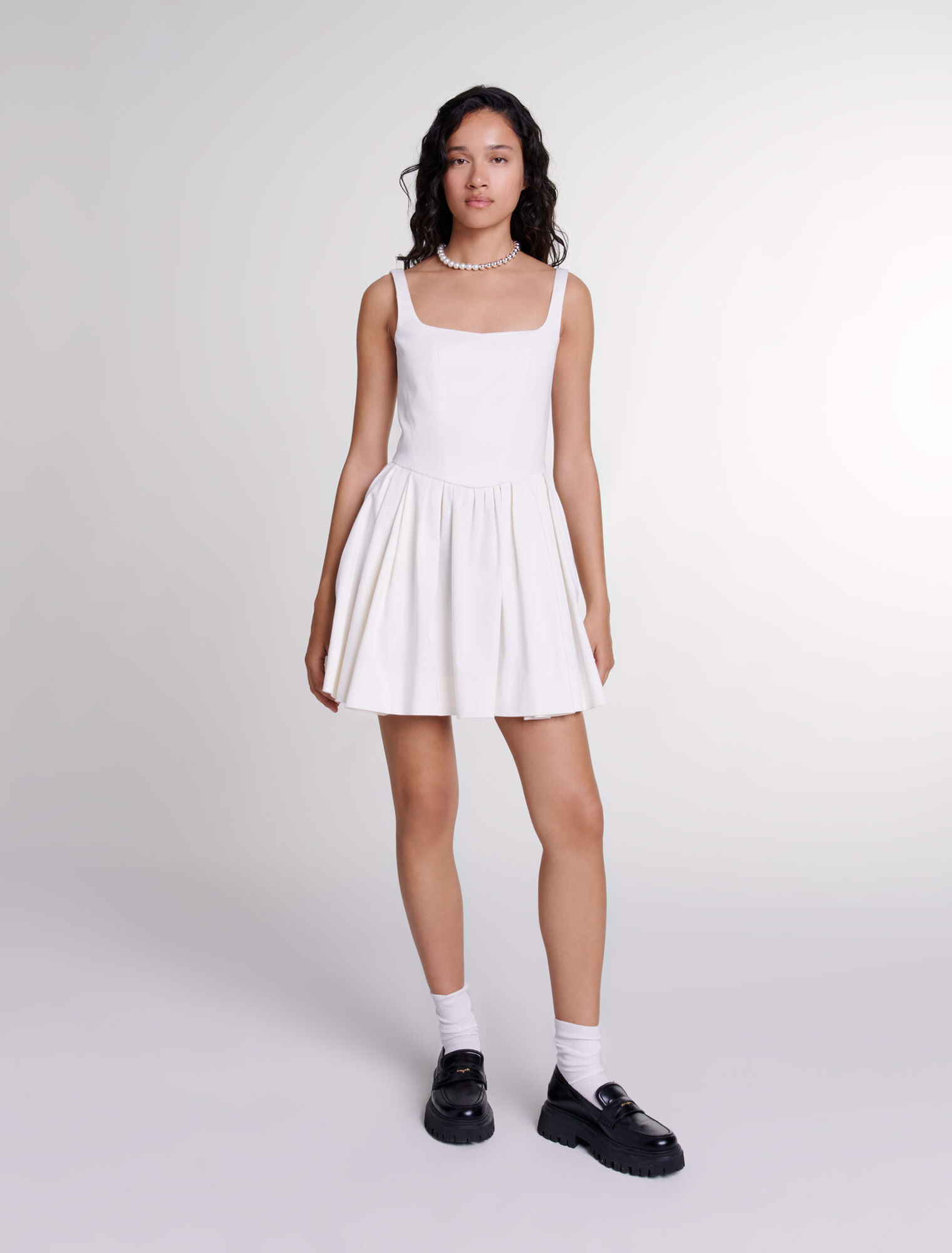 Short cotton dress 