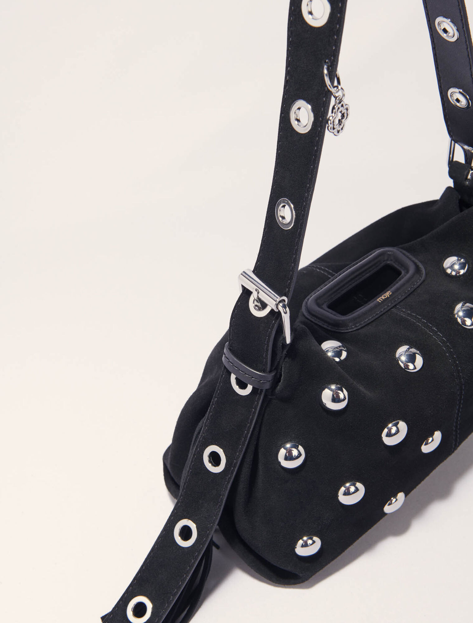 Miss M suede studded bag
