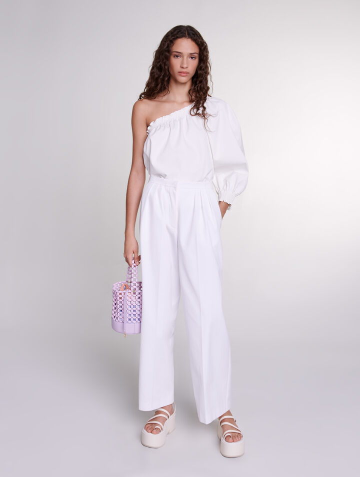 Wide-leg trousers