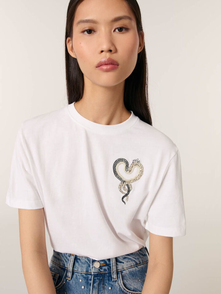 Embroidered T-shirt