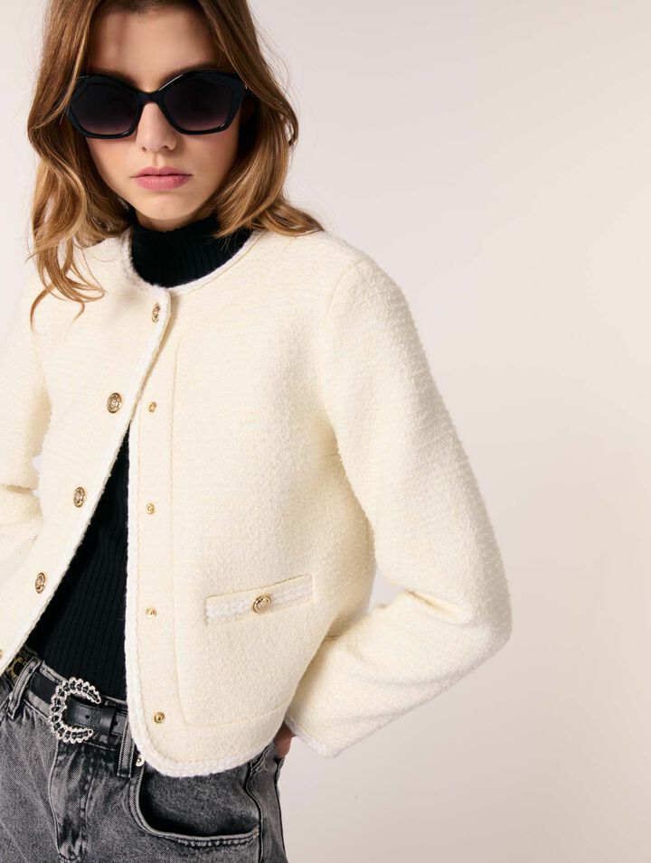 Short tweed jacket