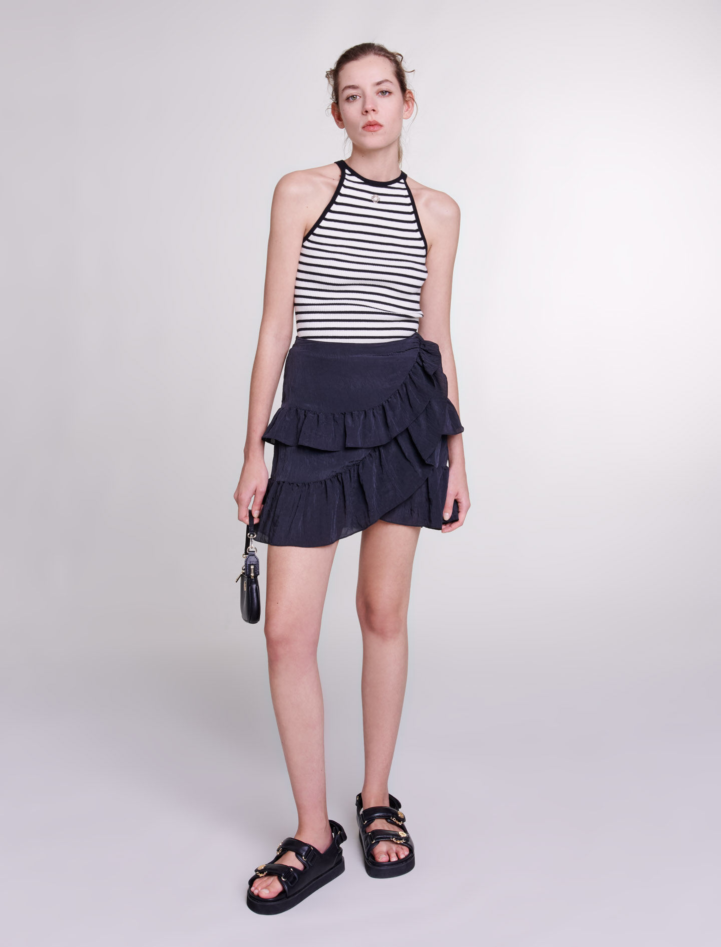 Short ruffle skirt uk new arrivals