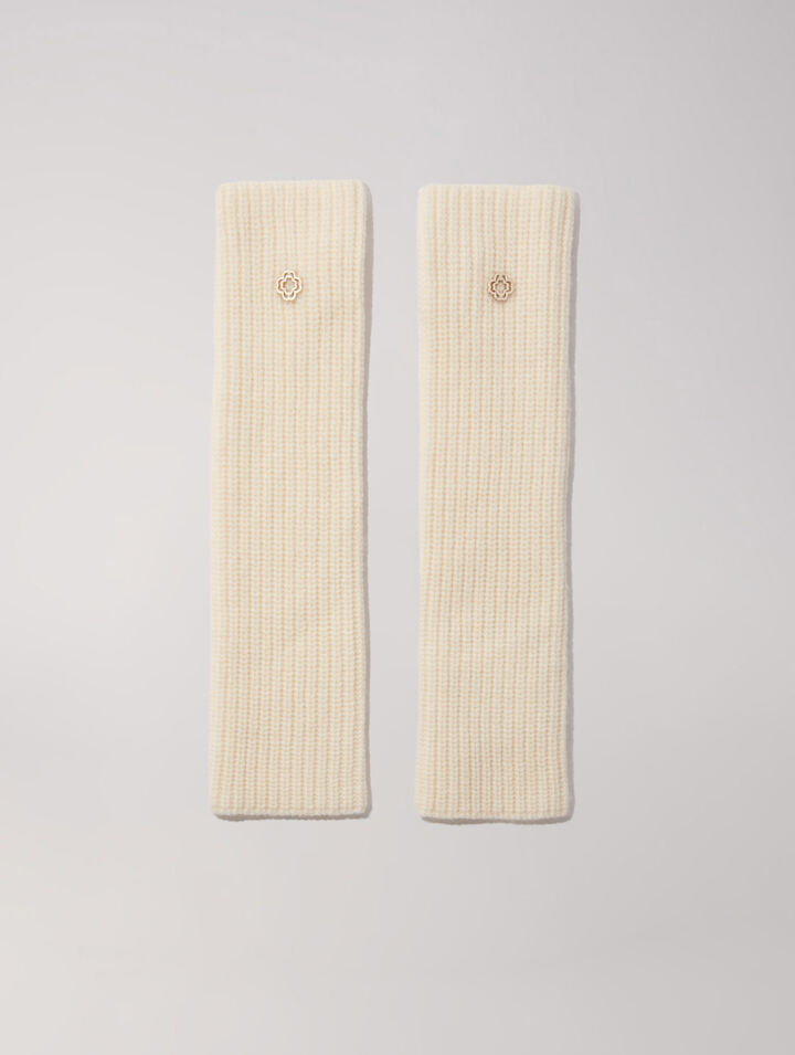 Wool and cashmere mittens