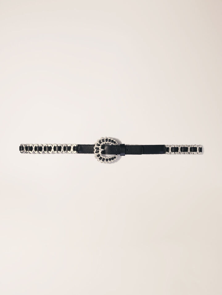Mixed jewellery buckle chain belt