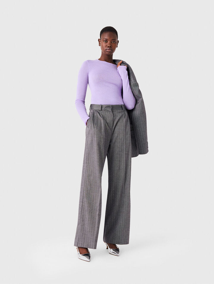 Rhinestone suit trousers