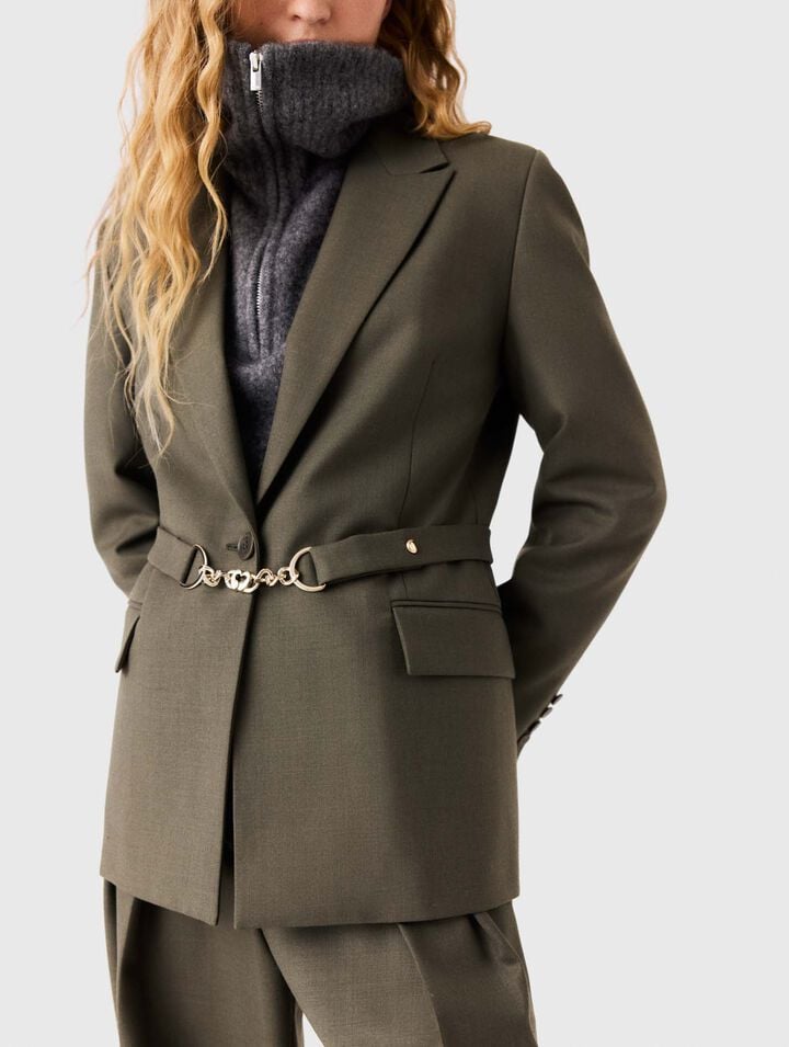 Single-breasted suit jacket