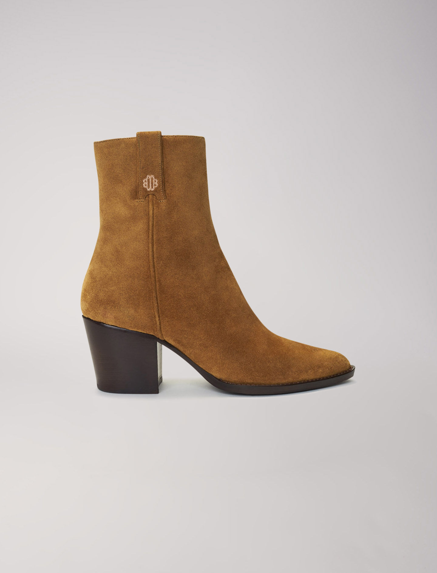 Camel suede boots All shoes Maje