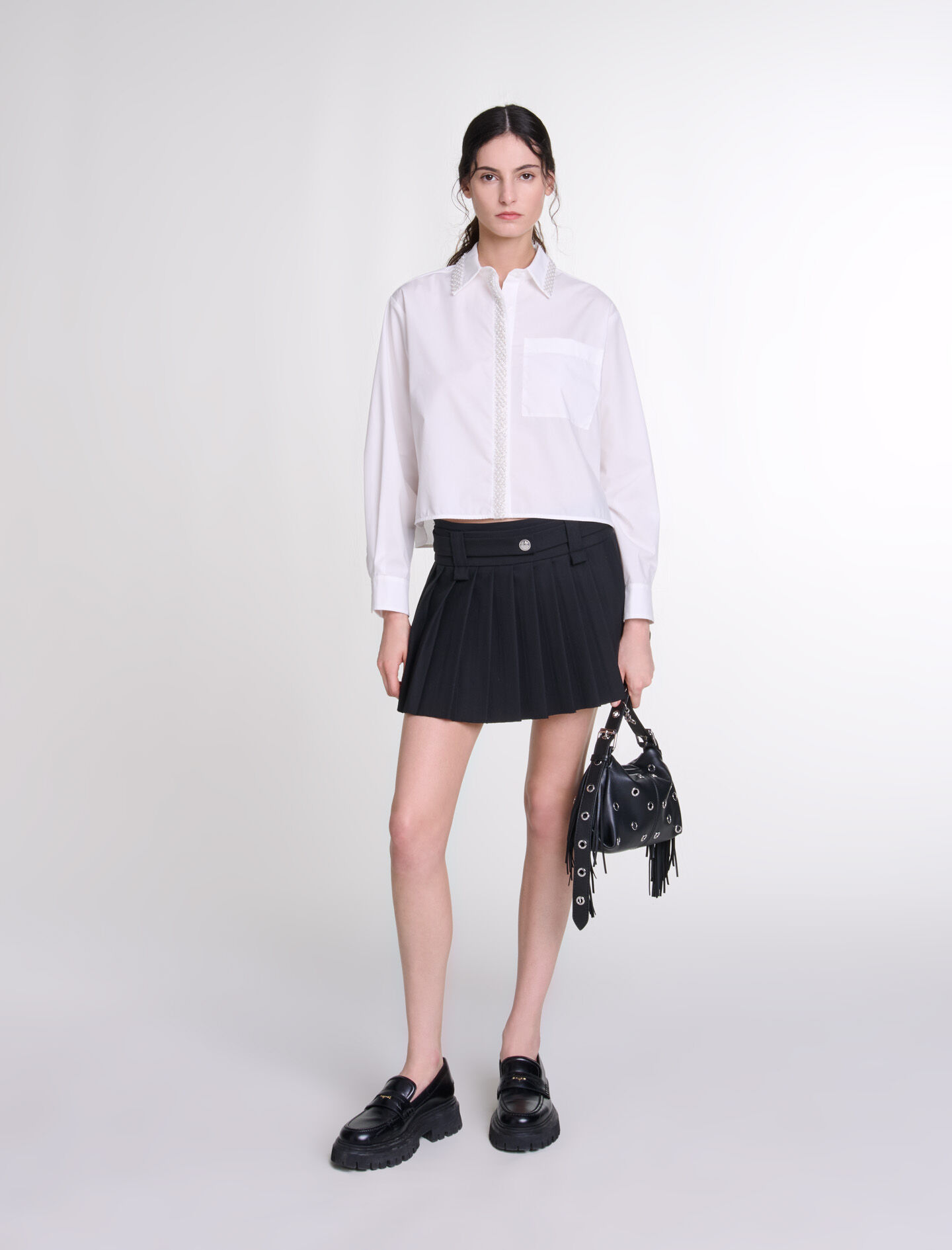 Short pleated skirt Mini skirts Maje