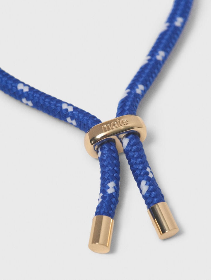 Marine cord chain bracelet