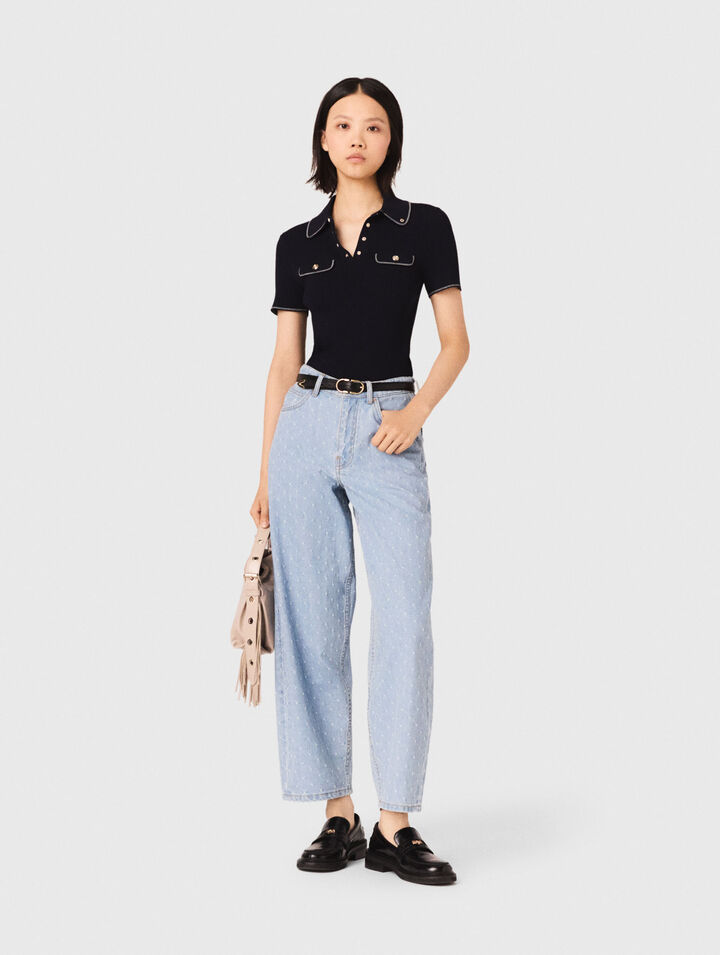 Short-sleeve polo shirt