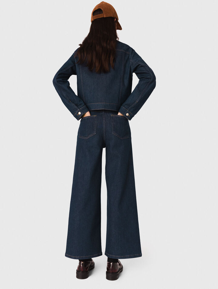 Straight-leg jeans