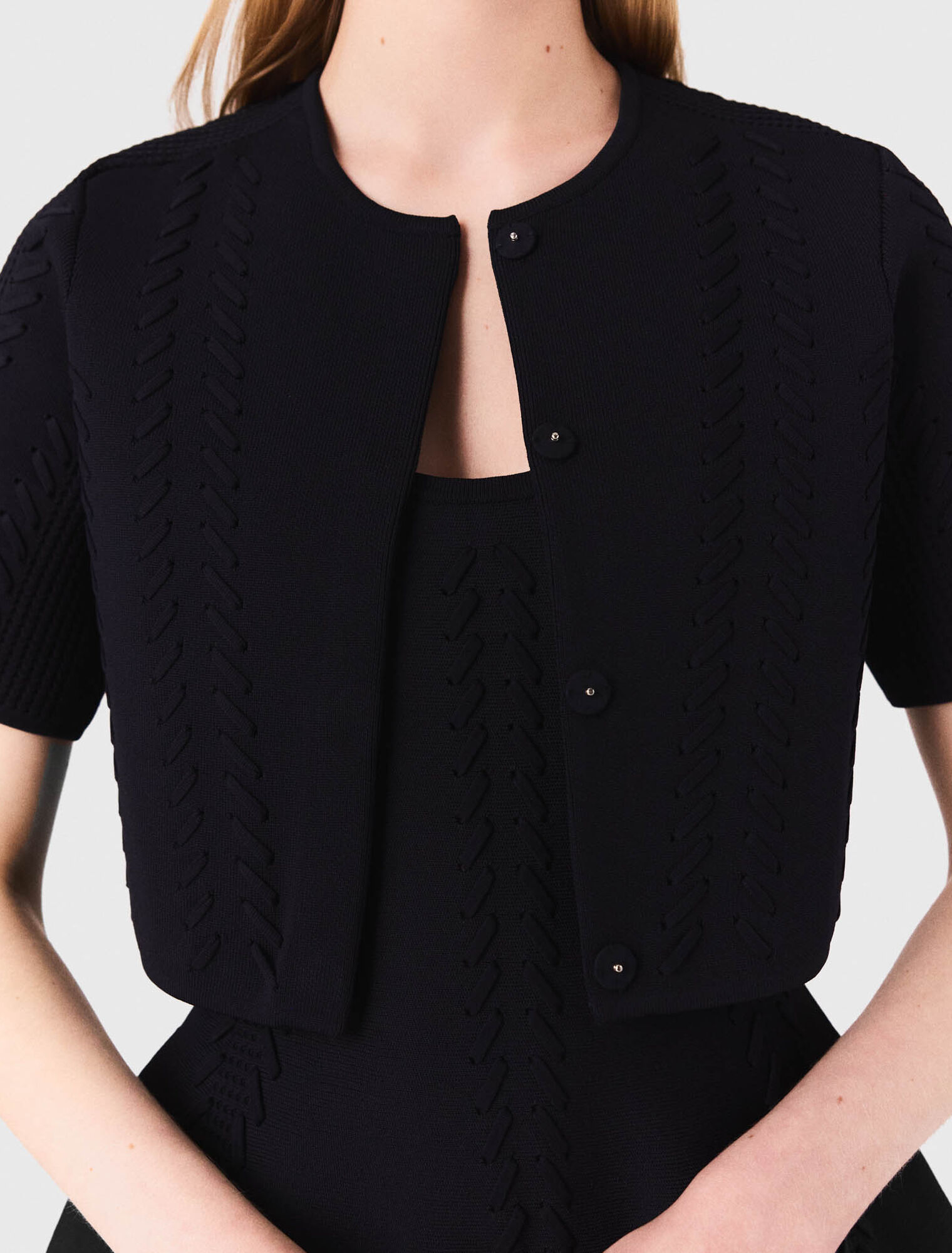 Cropped cardigan