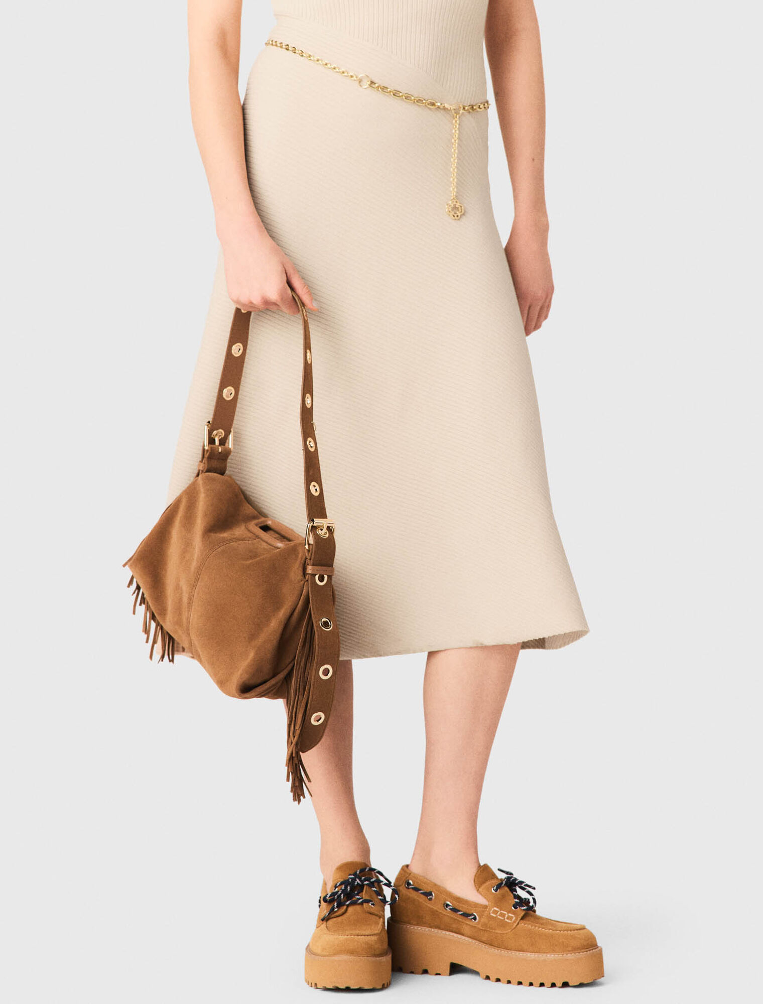 Clover logo chain belt