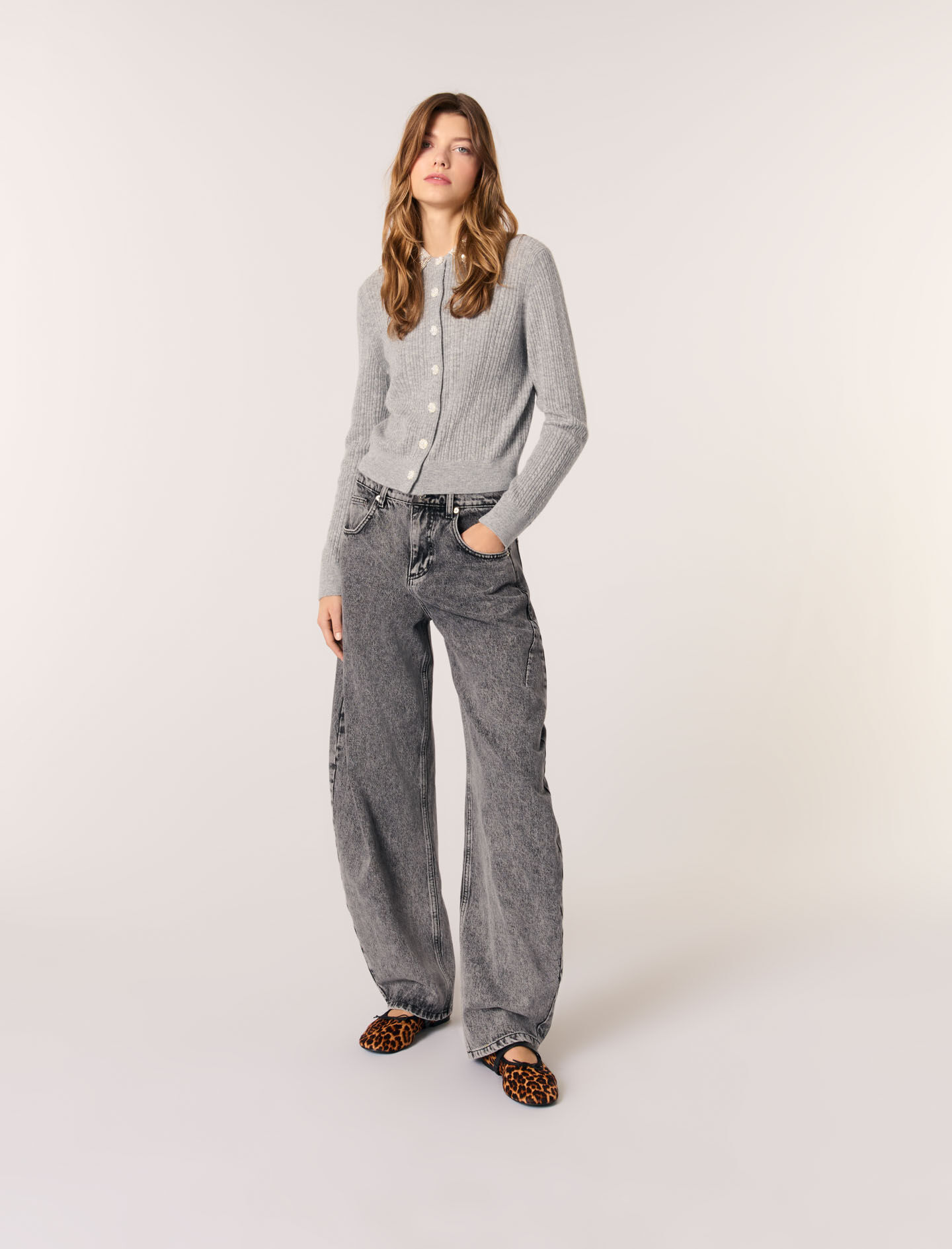 Maje pearl cardigan shop
