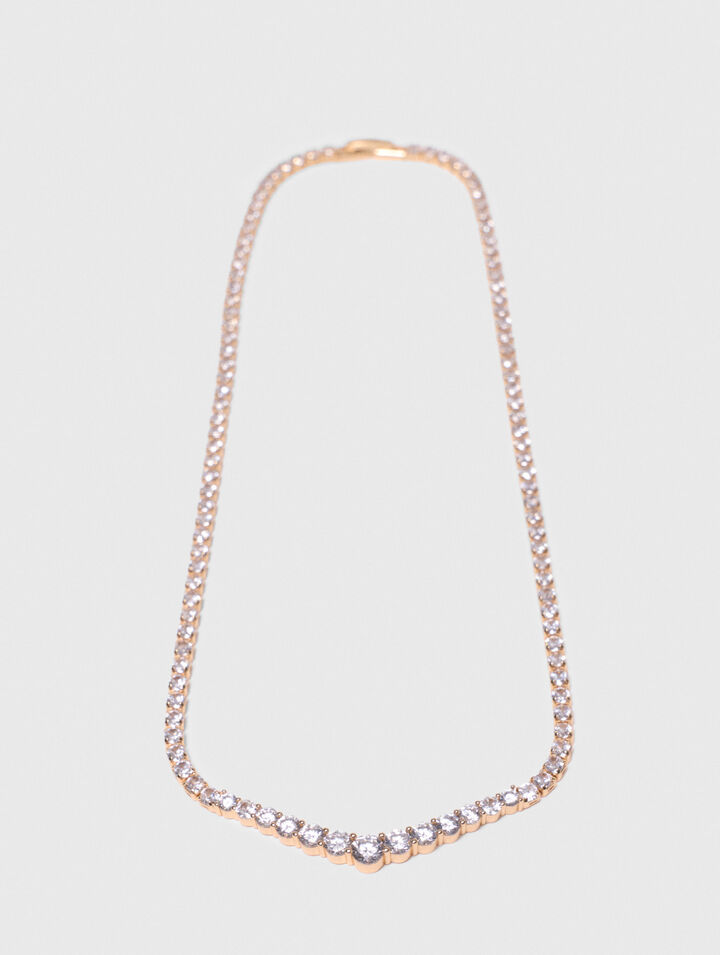 Cascade diamanté necklace