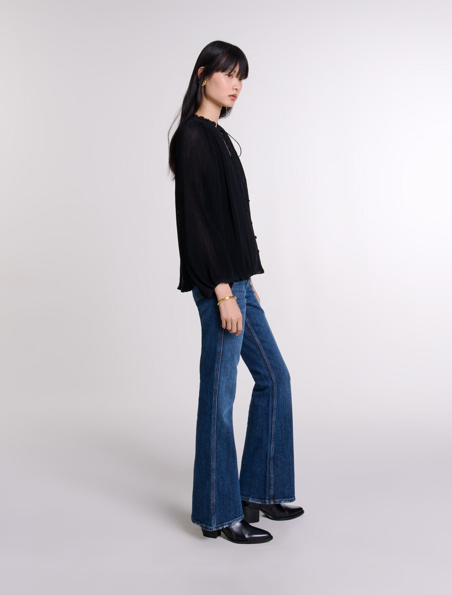 Pleated shirt