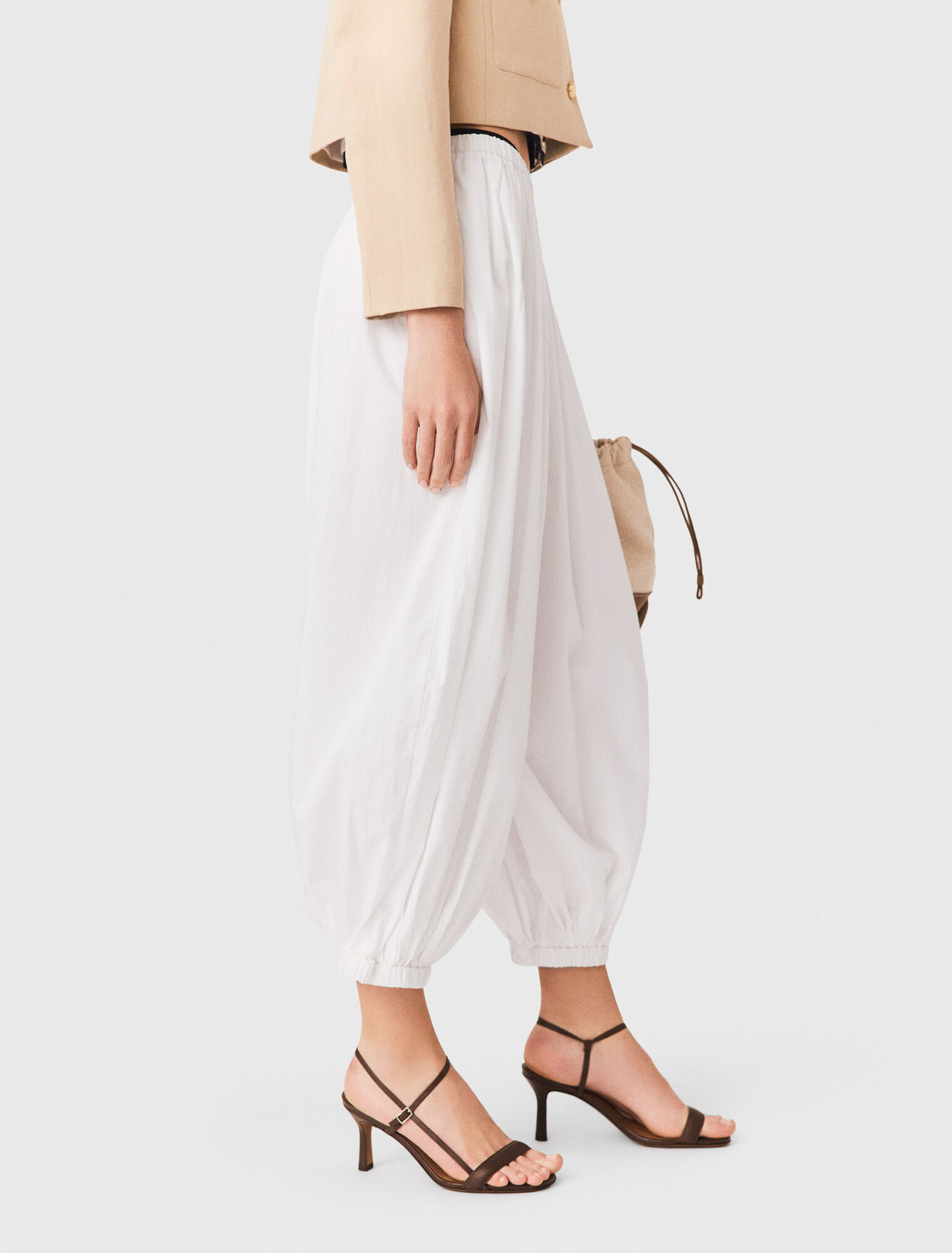 Harem cotton trousers