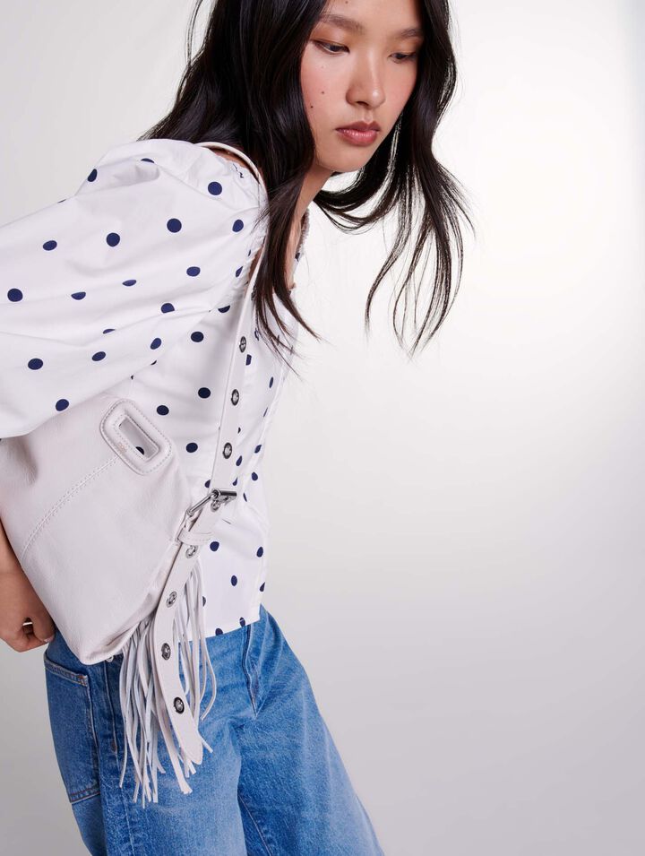 Puff-sleeved top