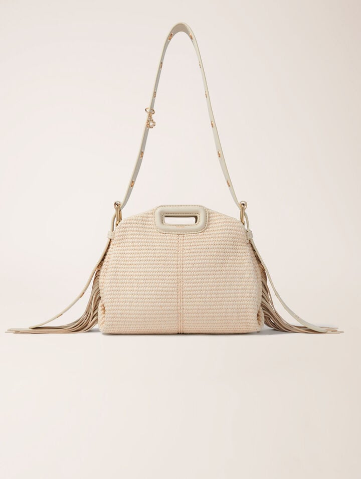 Raffia effect Miss M Mini bag