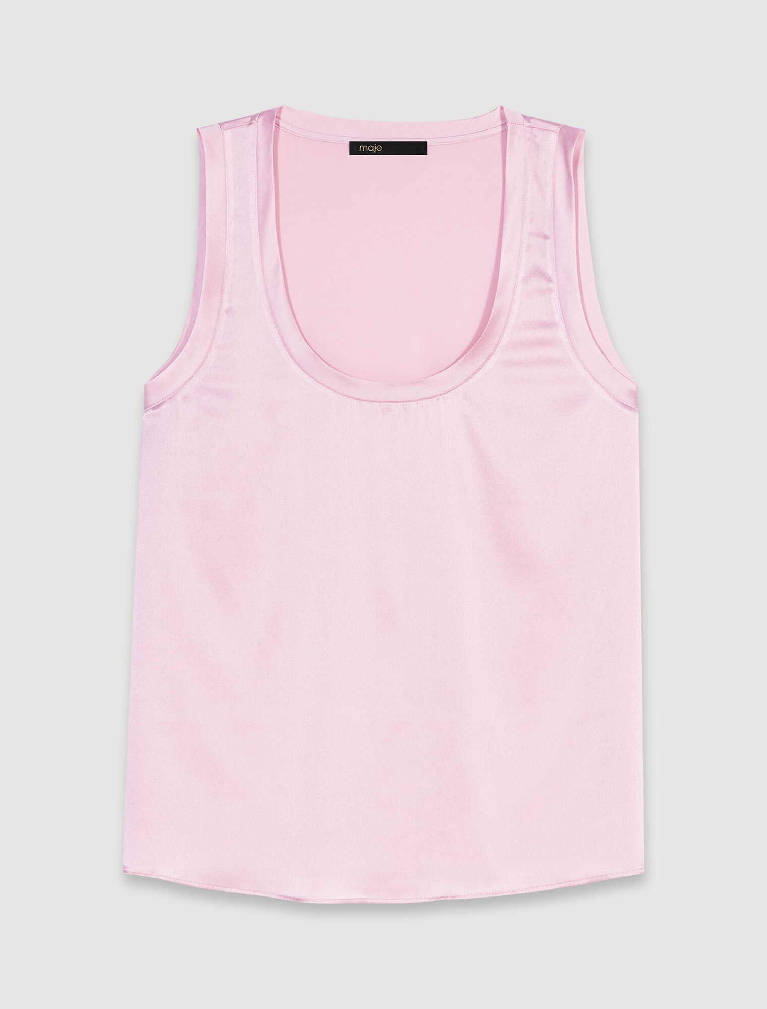 Silk tank top